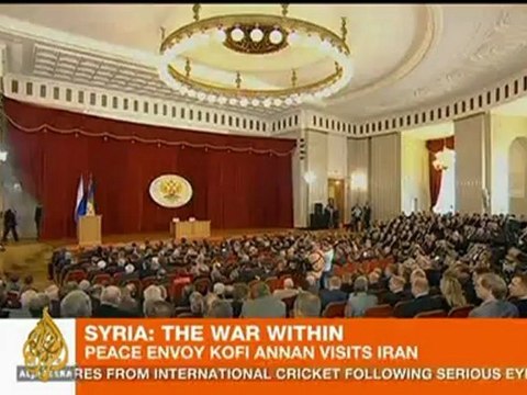 UN-Arab envoy seeks Iran help in Syria crisis