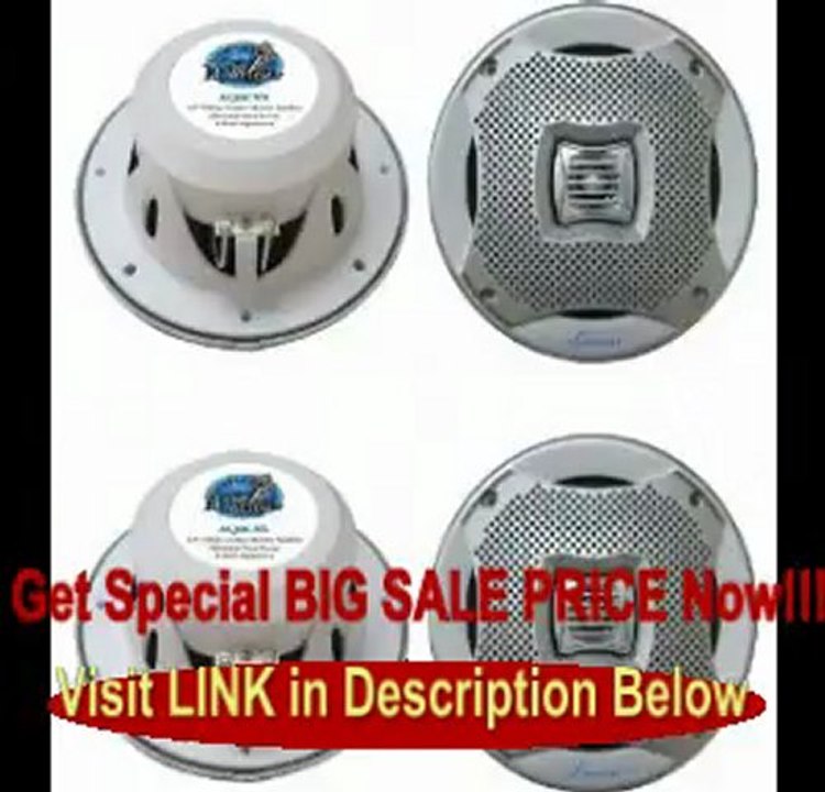 Lanzar Marine Amp Woofer and Speaker Package - AQTB8