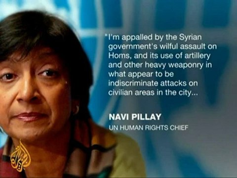 Military continues shelling of Homs