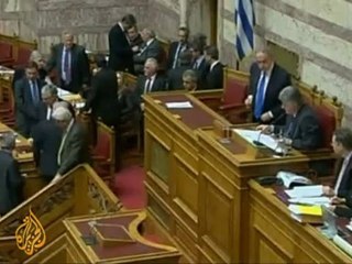 Download Video: Greek parliament approves austerity cutbacks