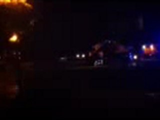 Feu dans la tour de Surgères