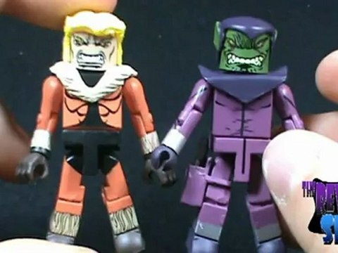 Toy Spot - Marvel Minimates Wolverine series Sabretooth (Variant) and Skrull Two pack