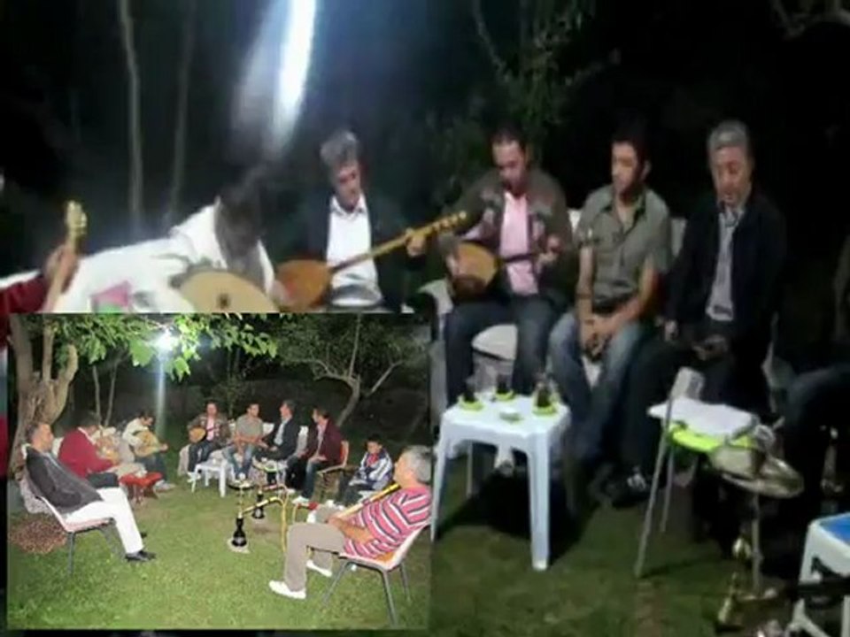 Seydişehir bağda bir akşam. Göksel Maden-Hüseyin Tuzla-Ali Tuzla- Galip Tuzla-Tuzlalar