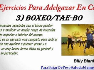 Tabla Ejercicios Para Adelgazar En Casa
