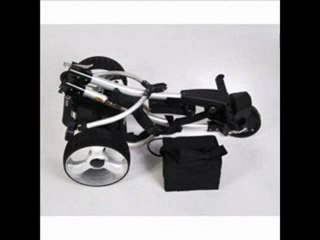 Bat Caddy X3 LCD Electric Golf CaddyTrolleyCart + FREE Accessory