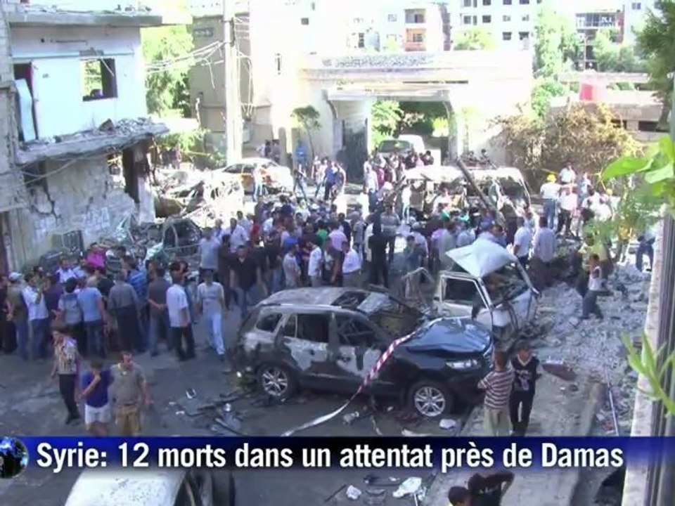 Syrie: douze morts dans un attentat près de Damas