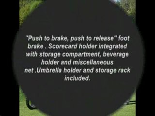 BLACK COLOR - CaddyTek Brand New 2010 Model - CaddyLite 13.5 Gol