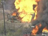Gas pipeline explodes in Texas