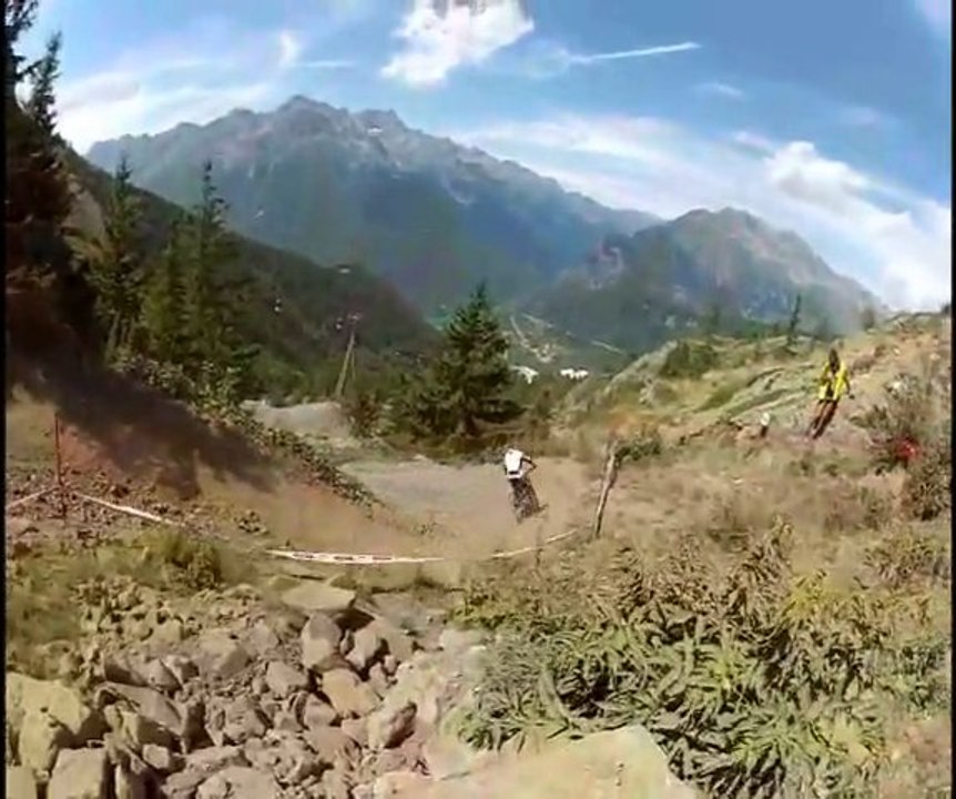 VTT Coupe de France 2012 DH Poutran à Oz en Oisans