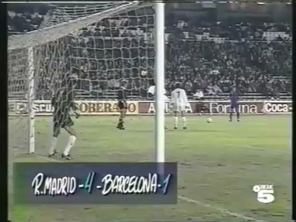 Supercopa de España 1990-1991: Ρεάλ Μαδρίτης-Μπαρτσελόνα 4-1