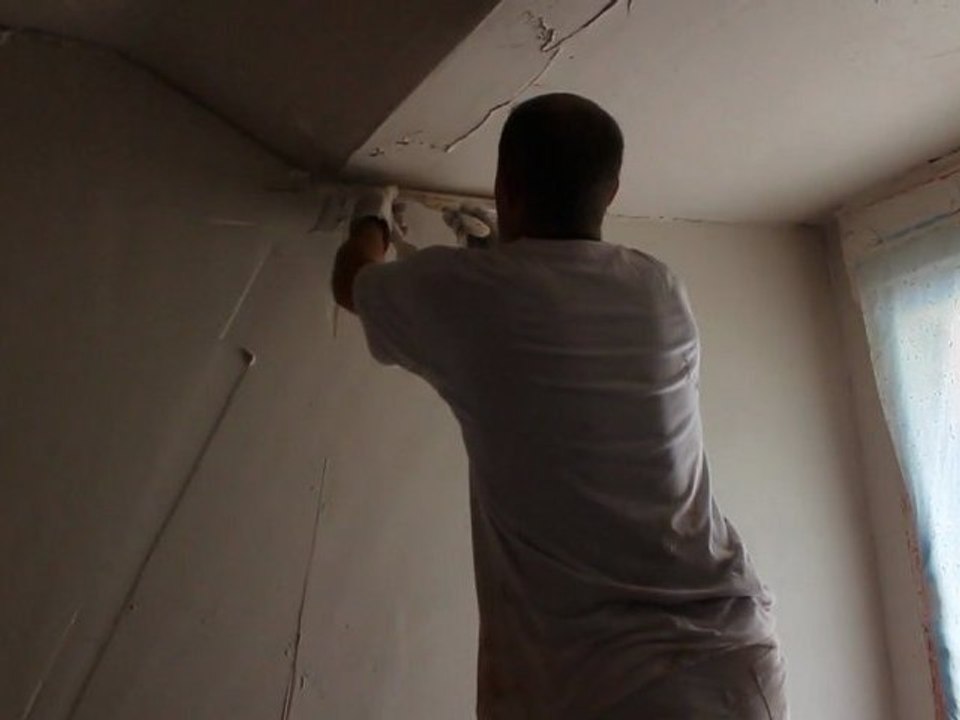 Plâtrage des cloisons