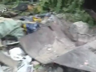 Syria فري برس  دمشق - جوبر _ إحتراق السيارات نتيجة القصف العشوائي 28_8_2012