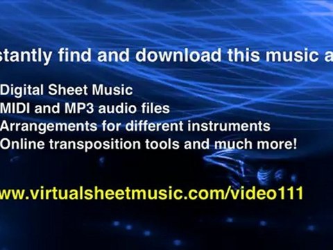 Johann Baptist Georg Neruda's, Concerto in Eb major, trumpet and piano sheet music - Video Score