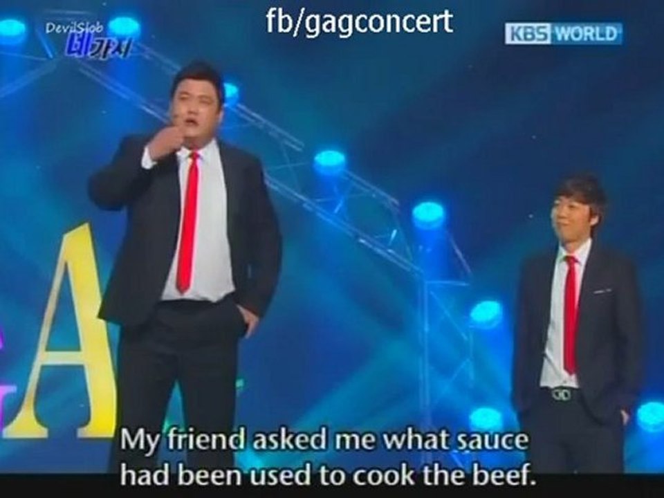 Four Men  Gag Concert E656 ( ENGSUB) 11 August 2012@kbsw