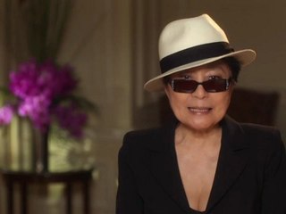 Yoko Ono's message to Bermuda in celebration of JOHN LENNON