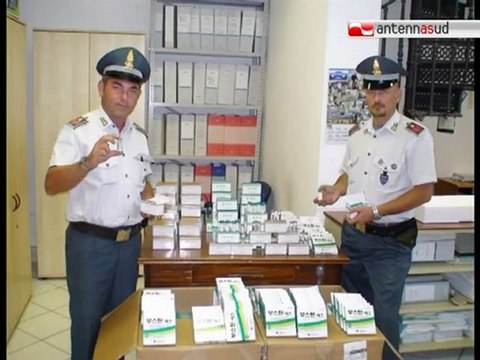 TG 28.08.12 Anabolizzanti proibiti sequestrati nel porto di Bari