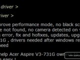 Acer Aspire V3-731G - Download windows 7 drivers for free