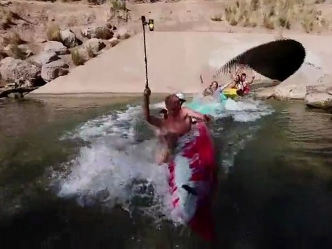 Shooting The Tube - Devin Super Tramp