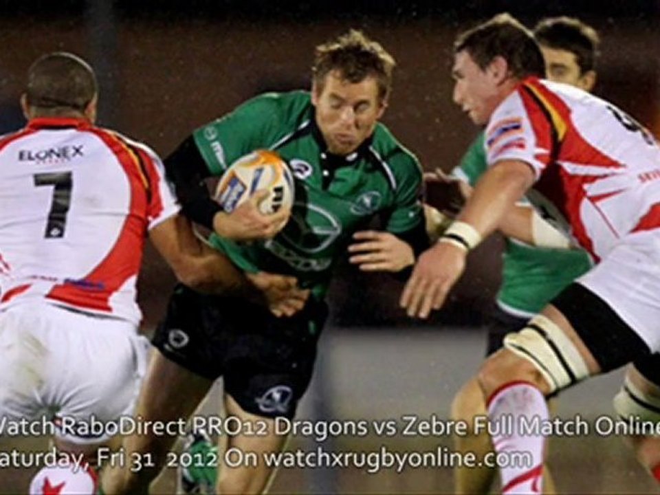 Online Match Dragons vs Zebre 31-08-2012