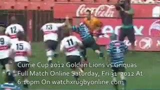 Golden Lions vs Griquas Live Match