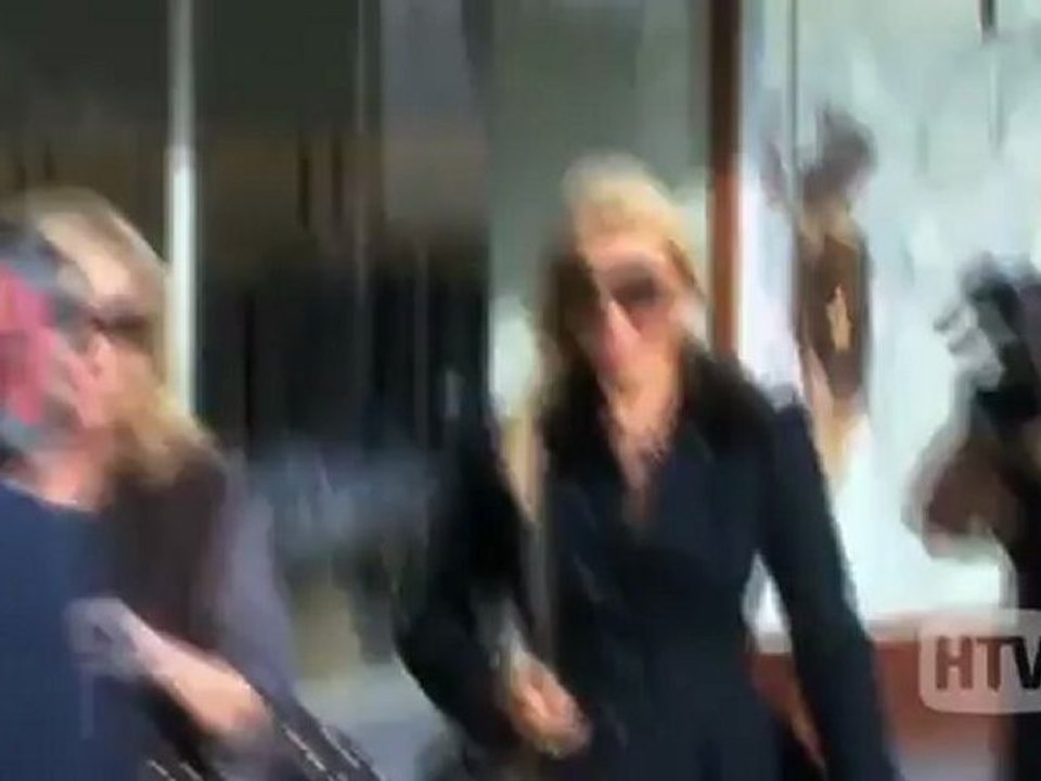 Paris Hilton And Kathy Hilton Go Shopping In Hollywood.