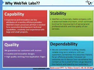 Mobile Apps, Software Development Company India , Website Designing Company - WebTek Labs