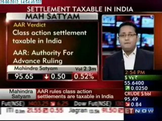 ET Now Exclusive on The Mahindra Satyam Class Action Suit