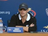 US Open - Roddick nota la mejoría del tenis desde 2003
