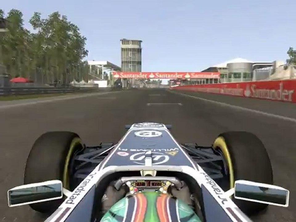 F1 2011 - GP d'Italie - Kier vs Webber en onboard