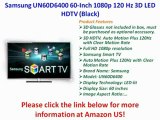 Samsung UN60D6400 60-Inch 1080p 120 Hz 3D LED HDTV (Black) [2011 MODEL] For Sale