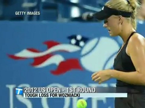 Roddick Wins, Wozniacki Out at US Open