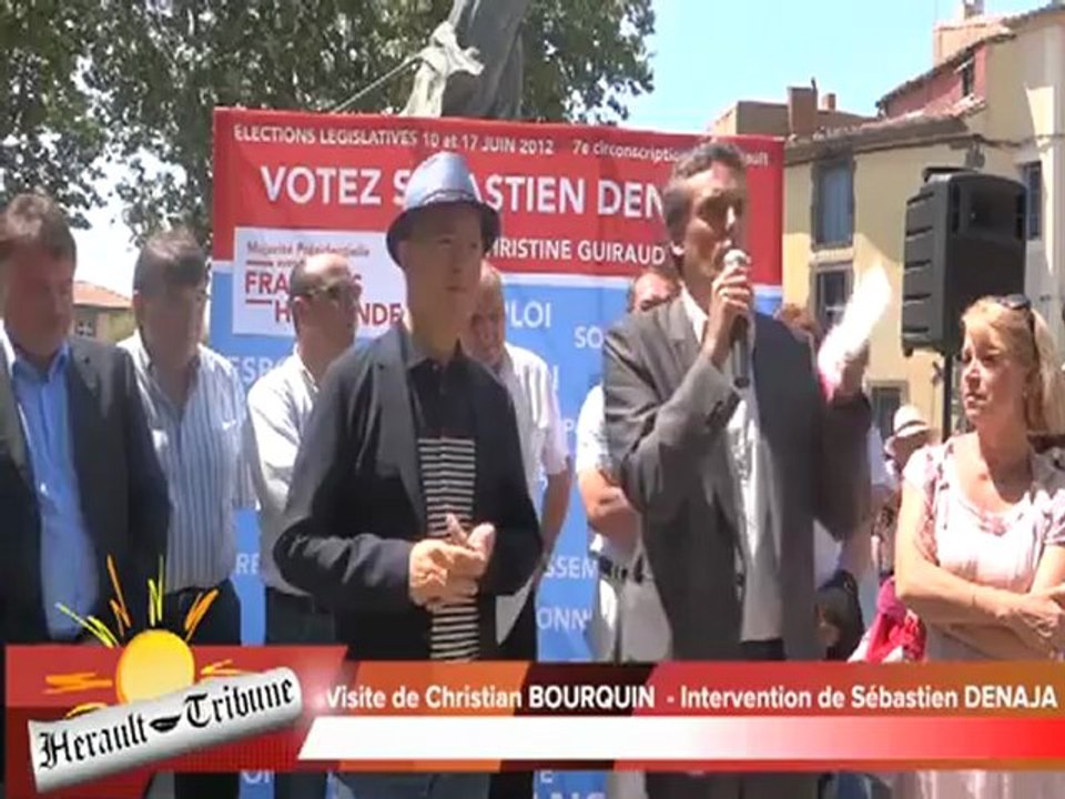 AGDE - 2012 - Christian BOURQUIN le 2 JUIN 2012   Intervention de Sébastien DENAJA