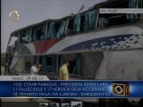 11 fallecidos y 17 heridos deja accidente de tránsito en la vía Carora - Barquisimeto