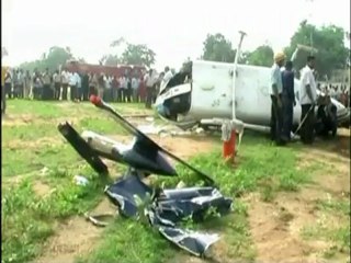 Video captures chopper crash, India’s Hindu spiritual leader survives
