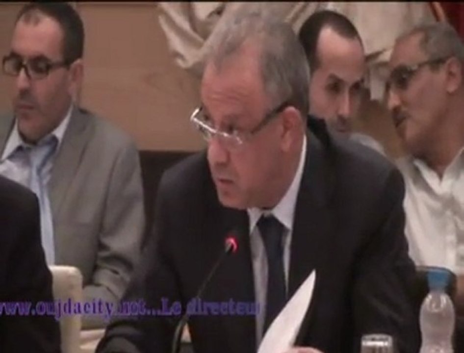 Mr Mohammed Mhidia wali de la region oriental / oujda - angad  le proget de la direction de l'equipement