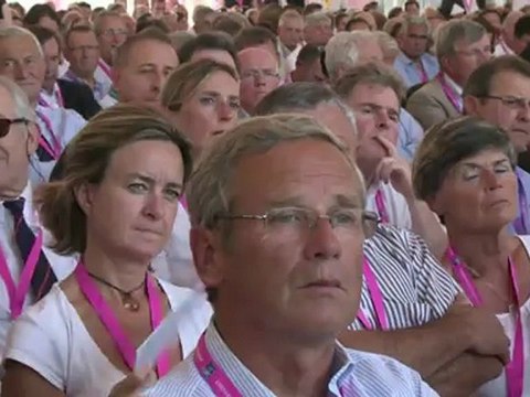 Jean-Marc Ayrault à l'université d'été du Medef