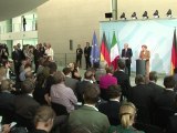 Merkel et Monti se félicitent des progrès accomplis par l'Italie