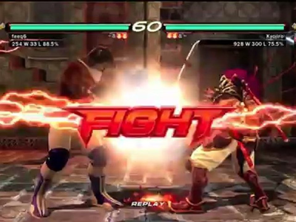 Tekken 6 Ranked Match Yoshimitsu vs Armor King