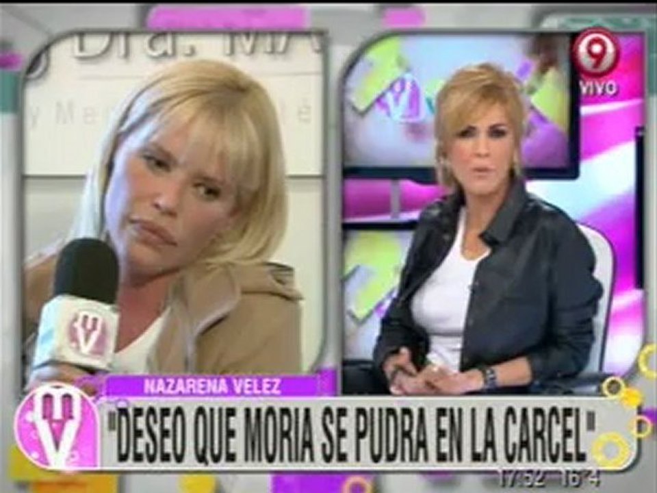 Pronto.com.ar Nazarena Velez lapidaria con Moria 1