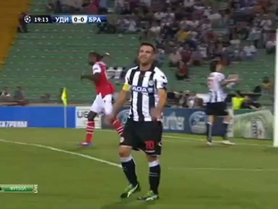 Удинезе (Италия) - Брага (Португалия)_ 01st Half