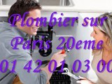 Plombier Paris 20eme 01 40 18 40 40 Plomberie 75020