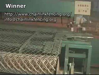 The production process of chain link fence