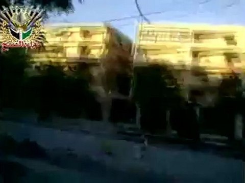 Syria فري برس حلب لواء الفتح_ سقوط القذائف في سيف الدولة 28-8-2012