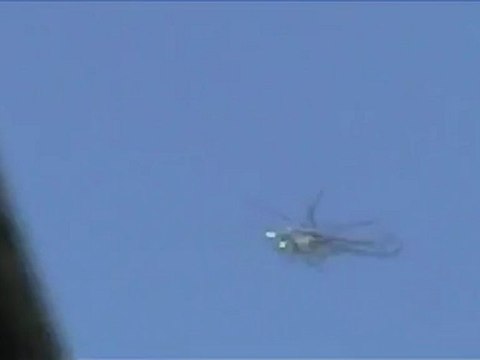 Syria فري برس حلب-مساكن هنانو_قصف بالطيران المروحي 29.8.2012