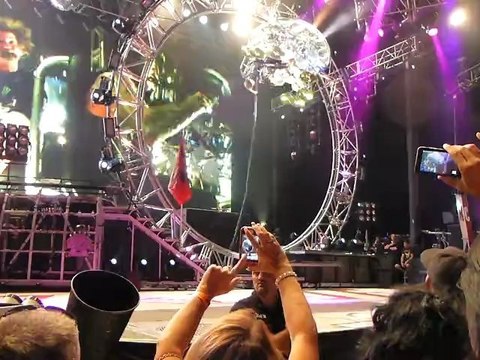 MOTLEY CRUE - BONE BASH XIII - TOMMY LEE ROLLERCOASTER DRUM SOLO - SLEEPTRAIN CONCORD PAVILION CA 2012