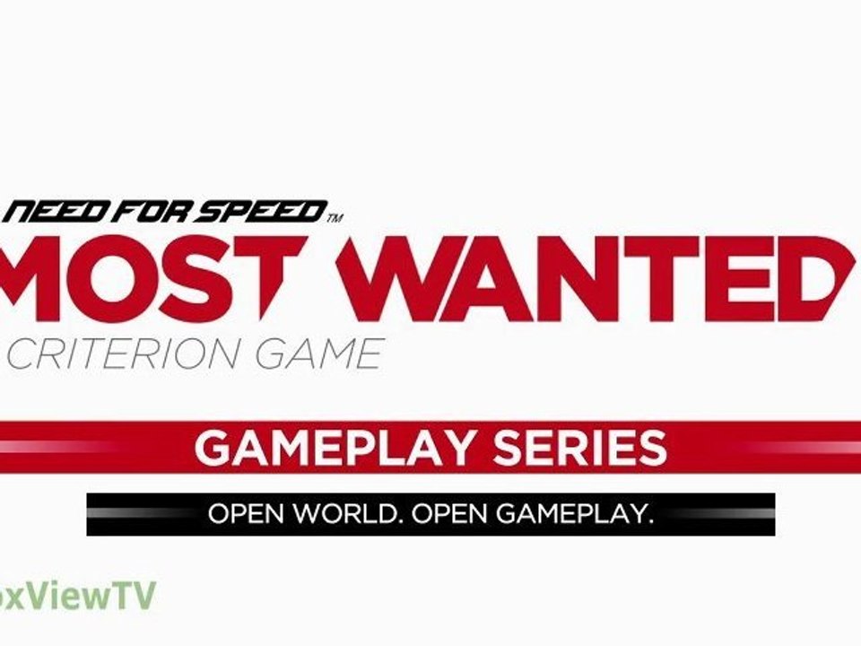 Need for Speed MOST WANTED | "Open World Open Gameplay" | 2012 | FULL HD