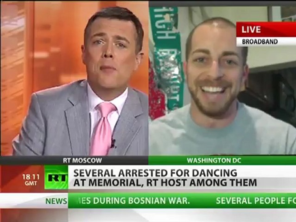 Adam Kokesh: 'Dance party next Saturday at Jefferson Memorial!'