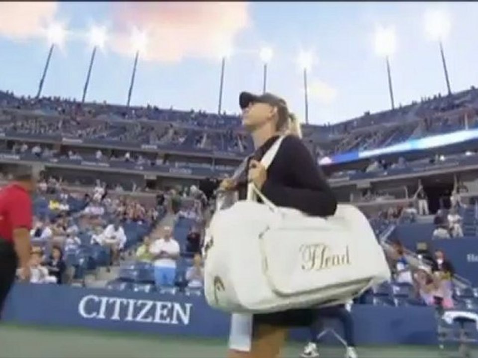 US Open: Scharapowa fegt Domingues Lino vom Platz