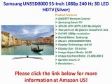 Samsung UN55D8000 55-Inch 1080p 240 Hz 3D LED HDTV (Silver) [2011 MODEL] For Sale