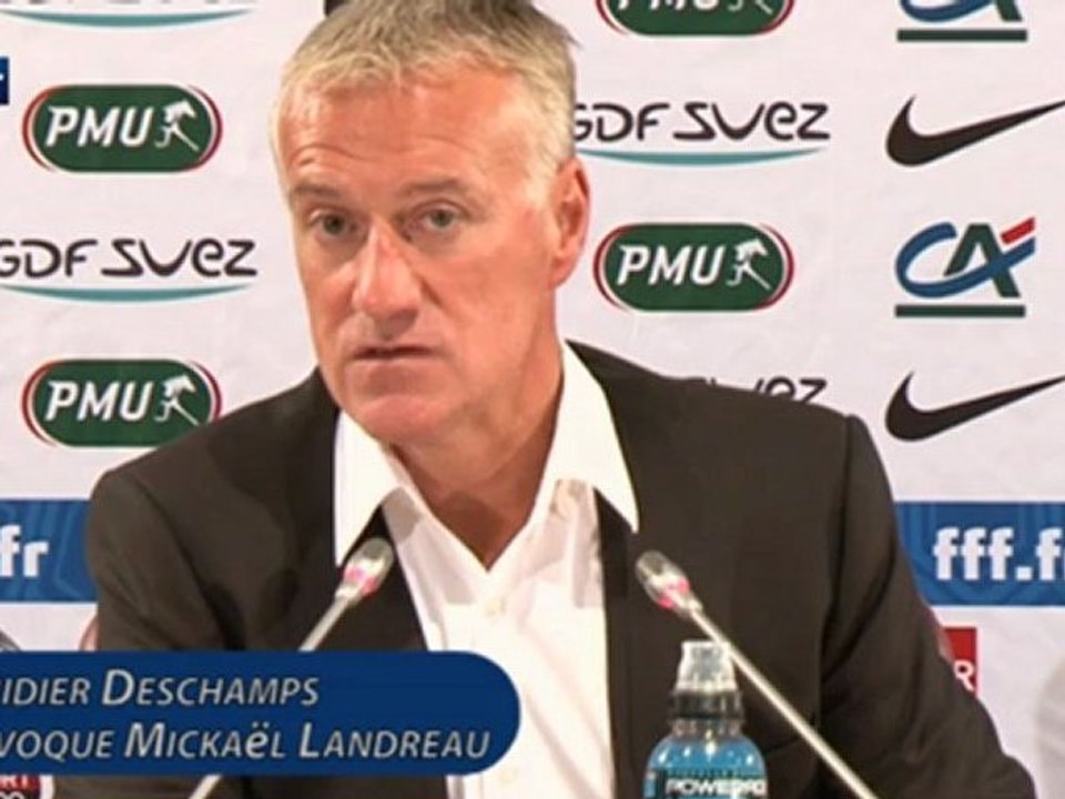 Didier Deschamps explique la sélection de Mickaël Landreau